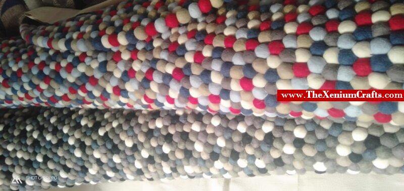 felt ball rugs