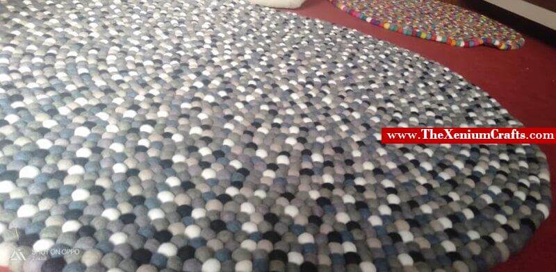 felt ball rugs
